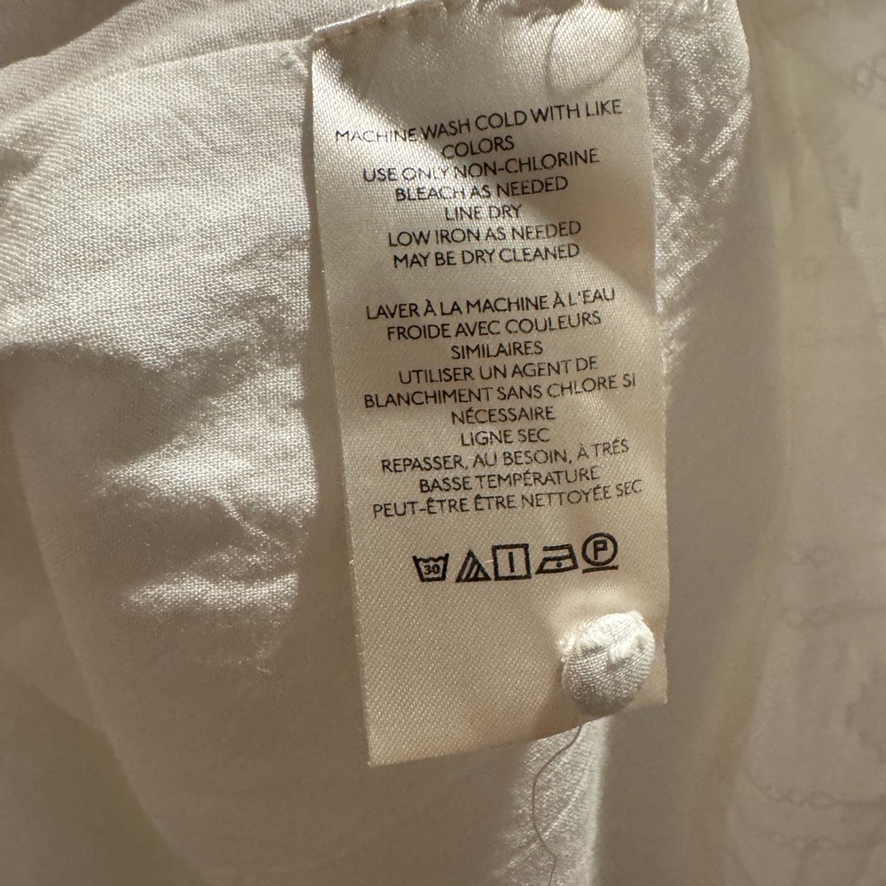 Anthropologie Peregrine White Dress XS Boho Romantic Cottagecore Chic - Picture 13 of 14
